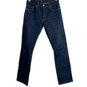 Levi’s 513 Slim Straight Leg Dark Blue Jeans Size US 30
